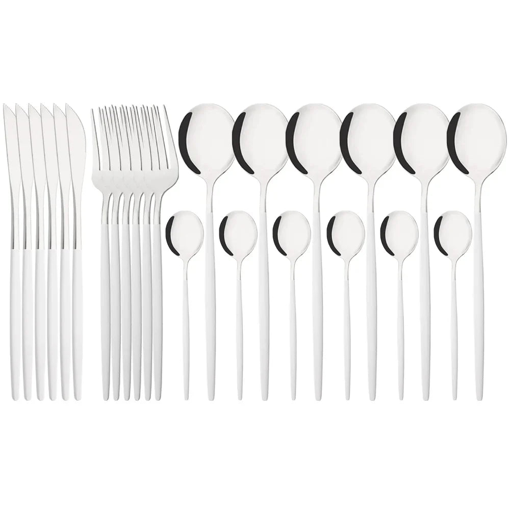 Vittoria | Besteckset Schwarz – Elegantes Edelstahl für jeden Anlass 16