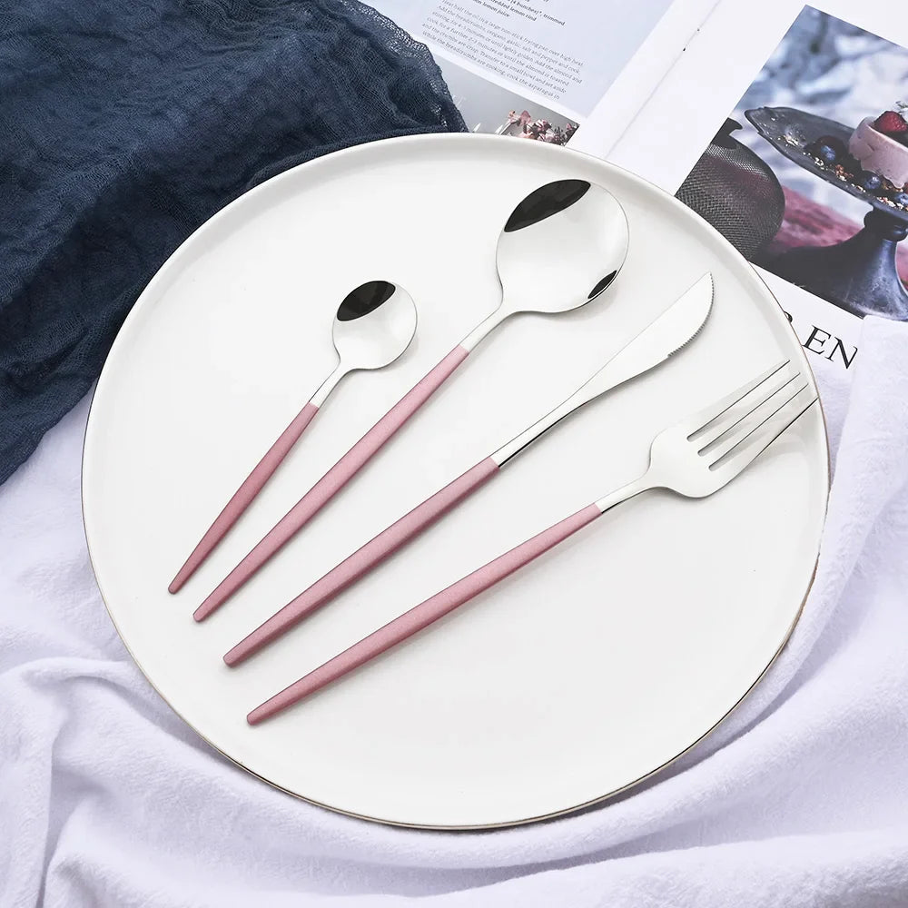 Vittoria | Besteckset Schwarz – Elegantes Edelstahl für jeden Anlass 2