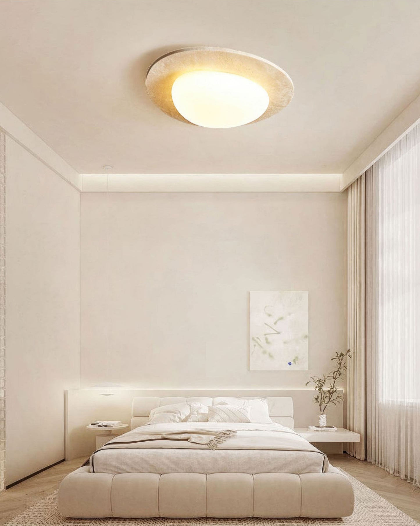 ZenAura | Deckenleuchte – Minimalistische Eleganz inspiriert vom Wabi-Sabi-Stil