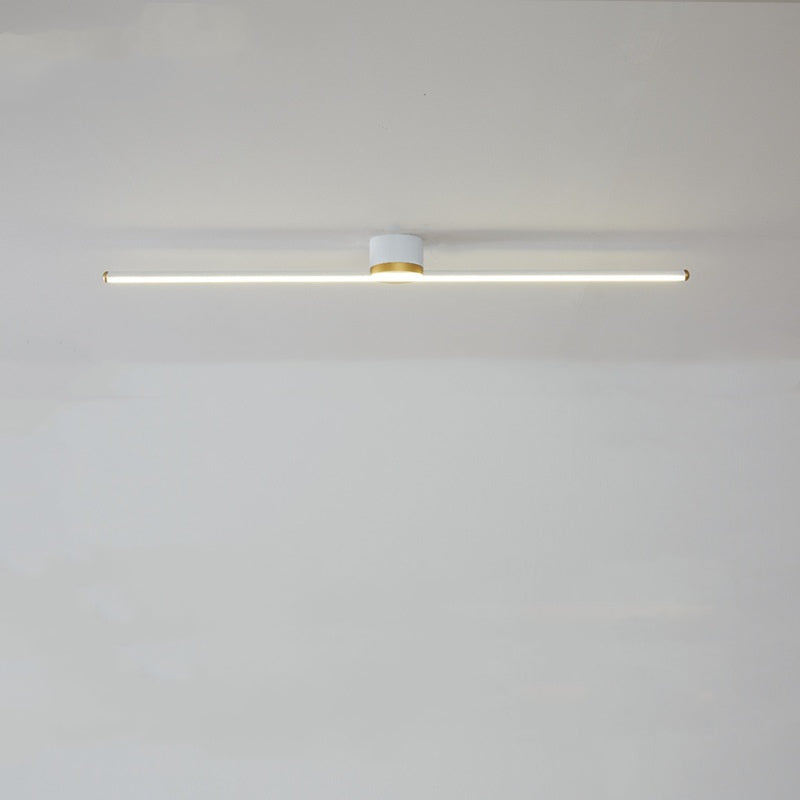 LumaLinea - Moderne Lineare LED-Deckenleuchte in Schwarz und Weiß für Schlaf- und Wohnzimmer