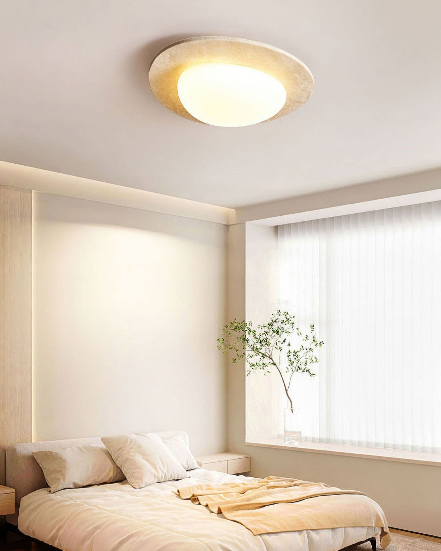 ZenAura | Deckenleuchte – Minimalistische Eleganz inspiriert vom Wabi-Sabi-Stil