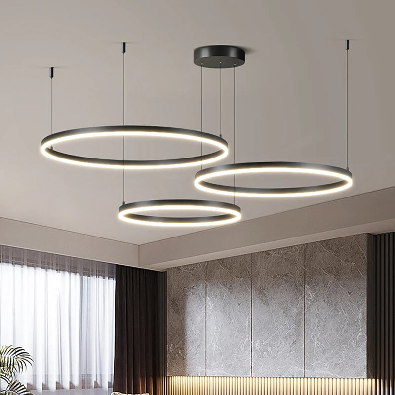 Luminara | Pendelleuchte – Elegantes Schwarz-Gold Design