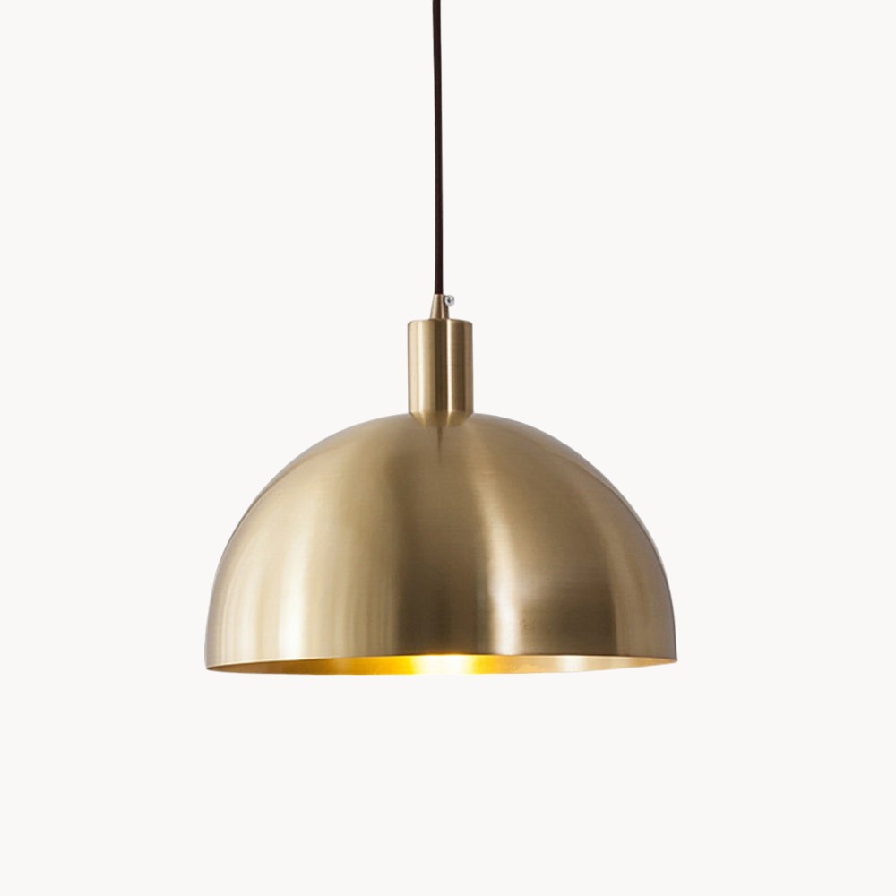 AurumLux - Stilvolle Messing-Hängeleuchte im Mid Century Design
