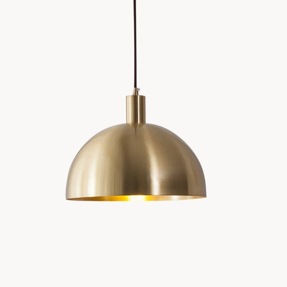 AurumLux - Stilvolle Messing-Hängeleuchte im Mid Century Design
