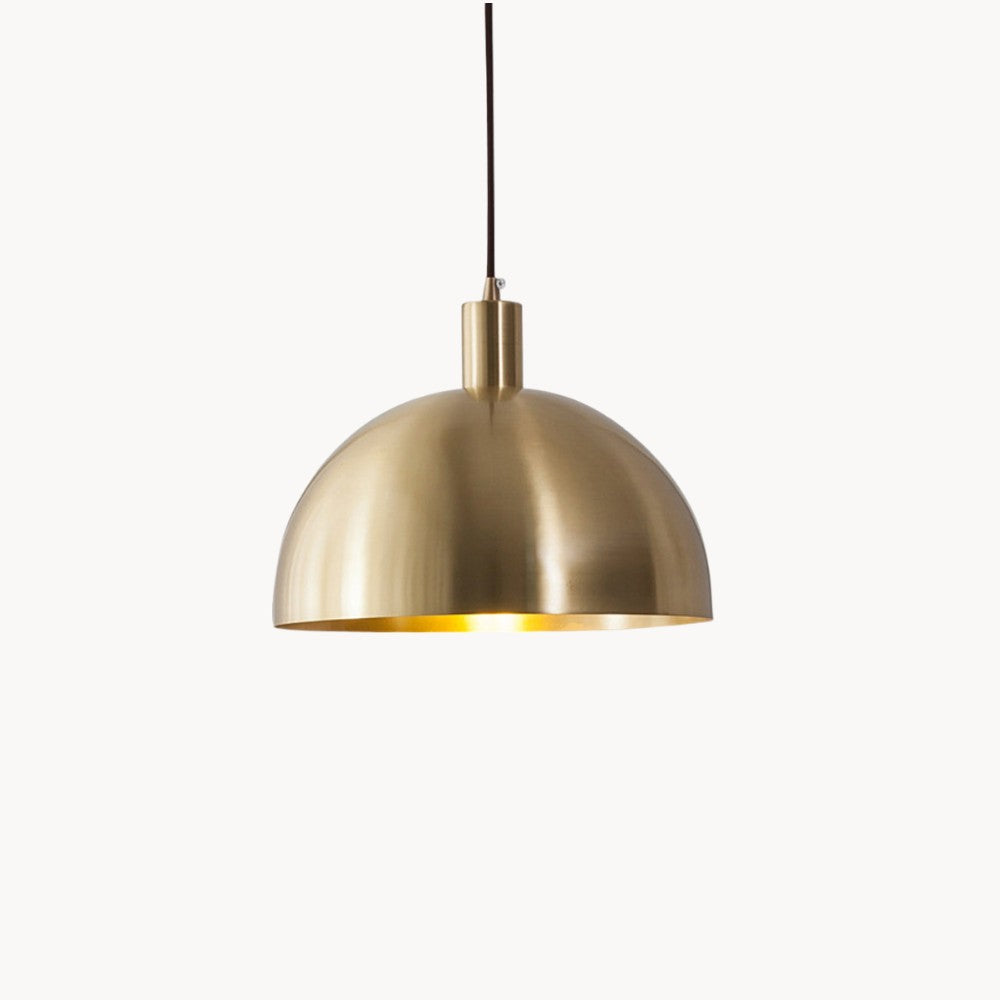 AurumLux - Stilvolle Messing-Hängeleuchte im Mid Century Design