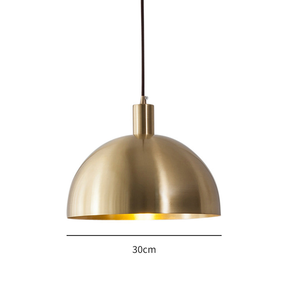 AurumLux - Stilvolle Messing-Hängeleuchte im Mid Century Design
