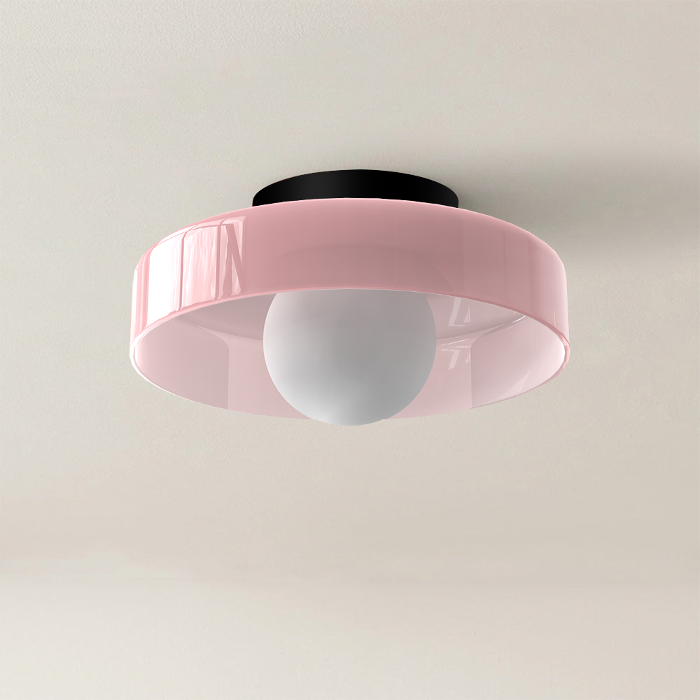 LumoCirca | Runde LED-Deckenleuchte – Minimalistische Glaslampe, Modernes Design, Energieeffizient
