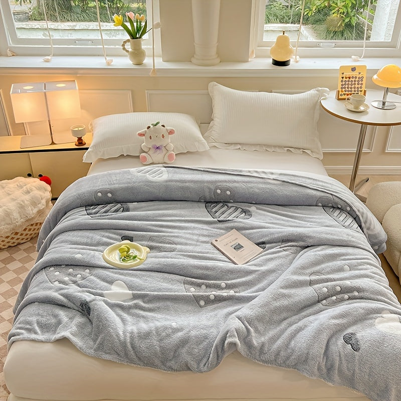 Blumenflanell-Decke - Weich, Warm und Fleckenbeständig