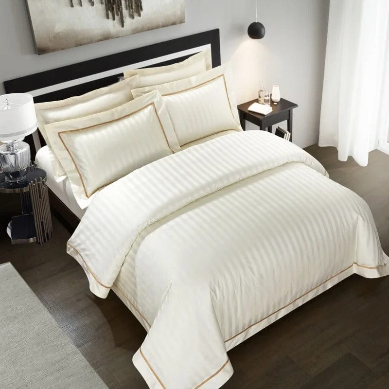 Prestige Weiss – Bettwäsche-Set aus ägyptischer Baumwolle