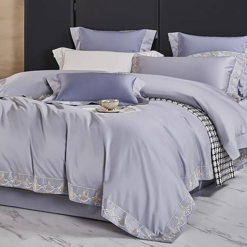 Luxxe Grey – Bettwäsche-Set aus ägyptischer Baumwolle