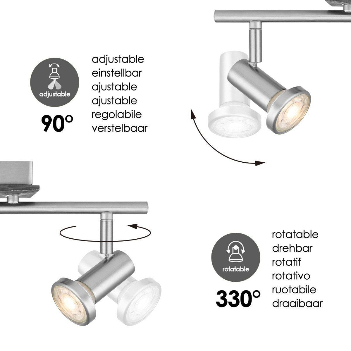 LumaEleganz | LED-Aufbauleuchte – Perfekt für ein stilvolles Zuhause
