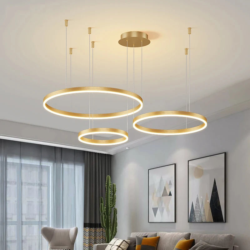 Luminara | Pendelleuchte – Elegantes Schwarz-Gold Design