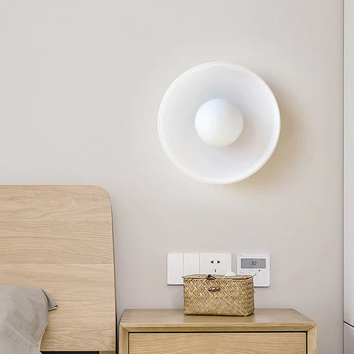 LumoCirca | Runde LED-Deckenleuchte – Minimalistische Glaslampe, Modernes Design, Energieeffizient
