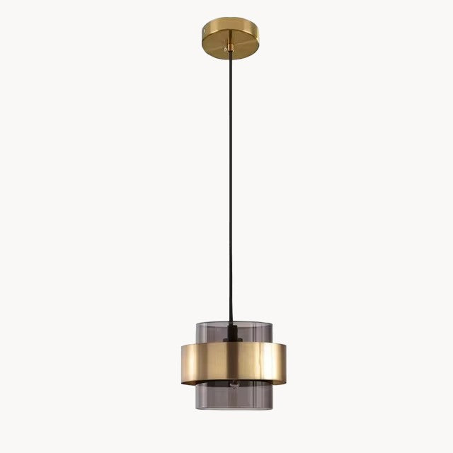 AetherLicht - Elegante Pendelleuchte mit Glasschirm für stilvolles Ambiente