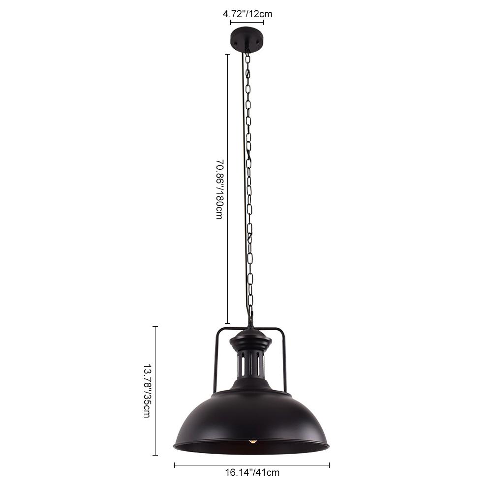 LumoDome | Industrielle Kuppel-Pendelleuchte