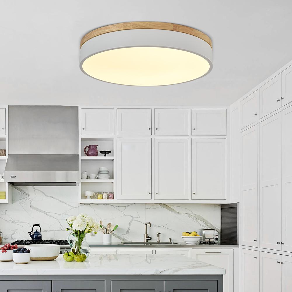 TrommelGlow LED-Deckenleuchte | Moderne dimmbare Deckenlampe mit mattem Glas, integrierter LED