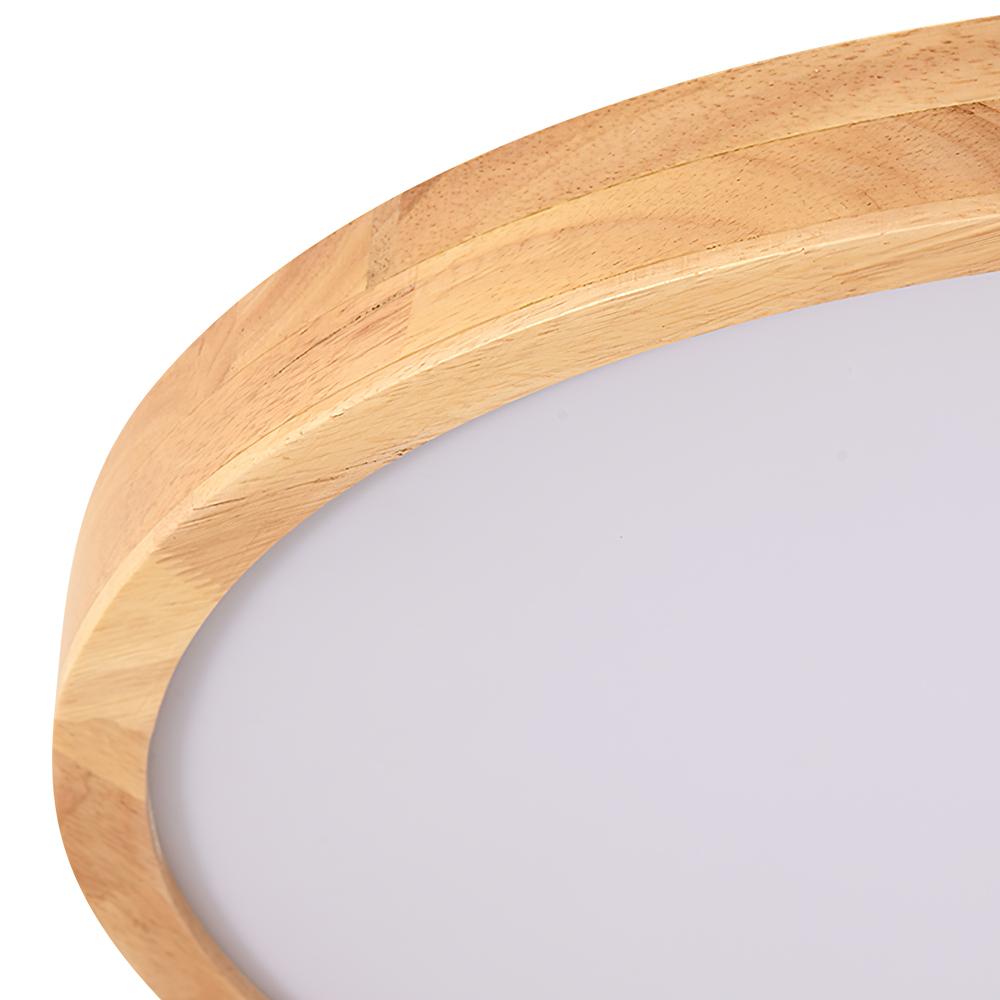 ScandiWood | Dimmbares Skandinavische LED - Flush-Mount