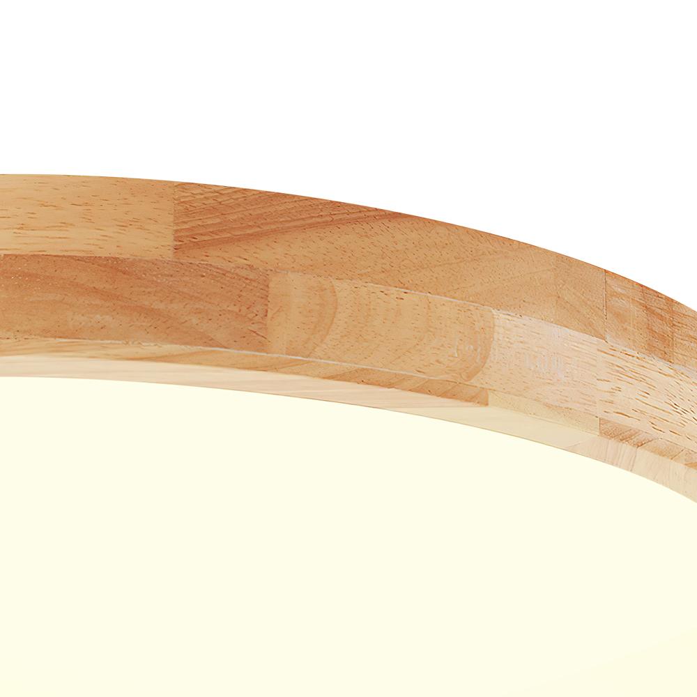 ScandiWood | Dimmbares Skandinavische LED - Flush-Mount