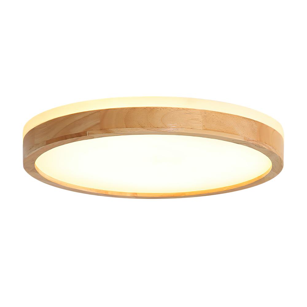ScandiWood | Dimmbares Skandinavische LED - Flush-Mount