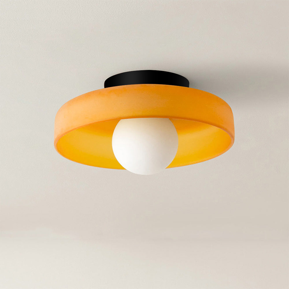 LumoCirca | Runde LED-Deckenleuchte – Minimalistische Glaslampe, Modernes Design, Energieeffizient
