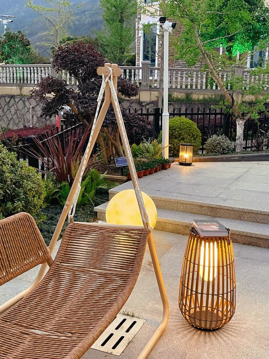 Dekorative Solar Lampe mit IP65 Schutz – Edelstahl Gartenbeleuchtung Solar, Warm- und Kaltlicht-4
