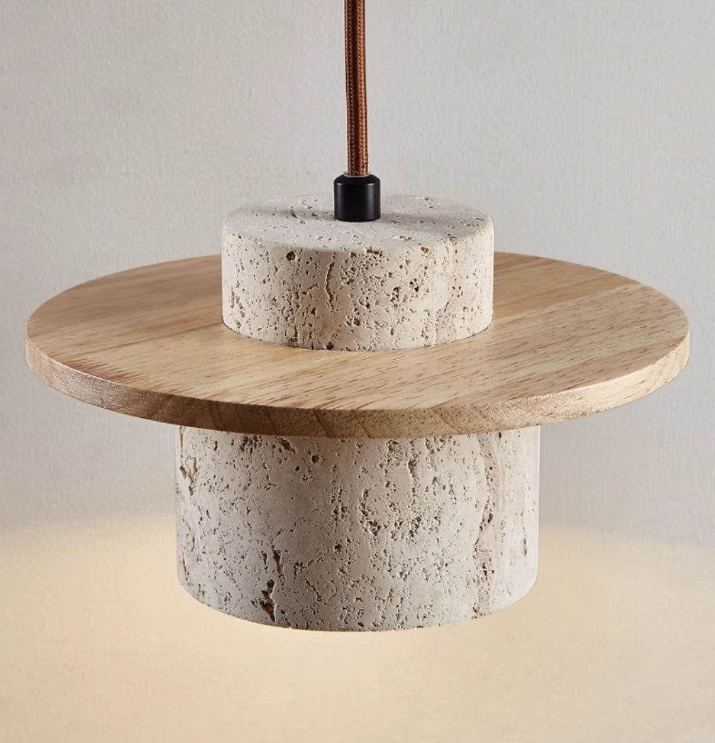 StoneCascade | Hängelampe - Eleganz in natürlichem Design