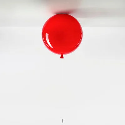 Evelien Balloon | LED Kinderzimmerlampe – Moderne Deckenleuchte in Ballonform, Acryl, Farben Blau/Rot/Gelb/Grün/Weiß