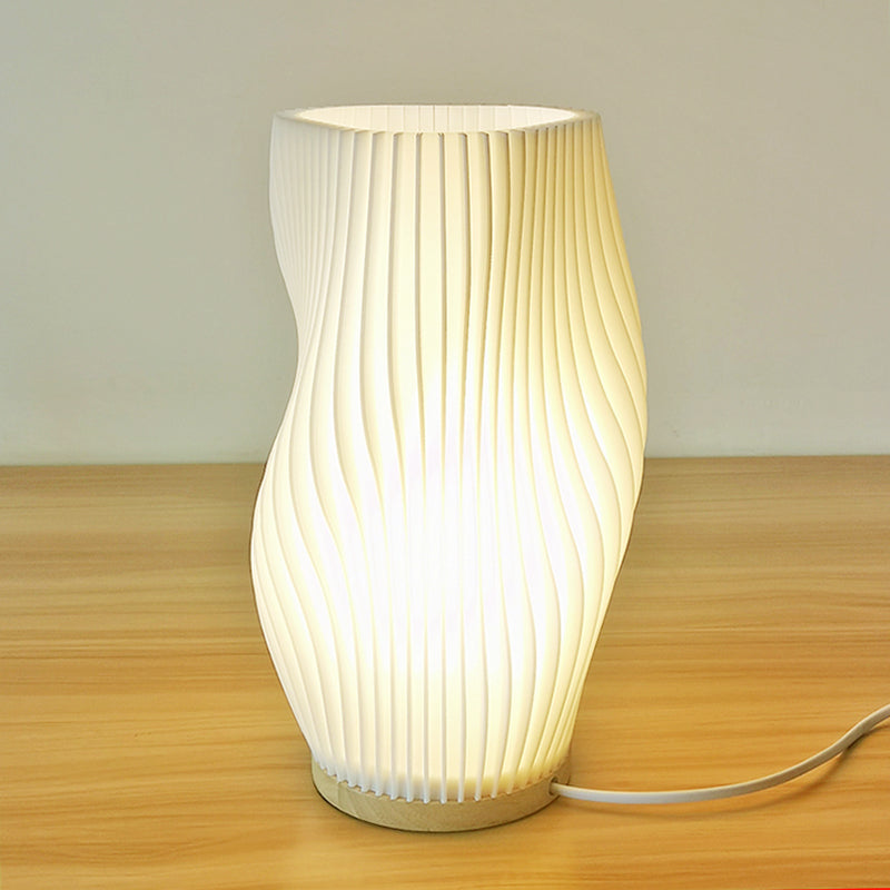 Étoile Lumière – Elegante 3D-Tischlampe in französischem Creme
