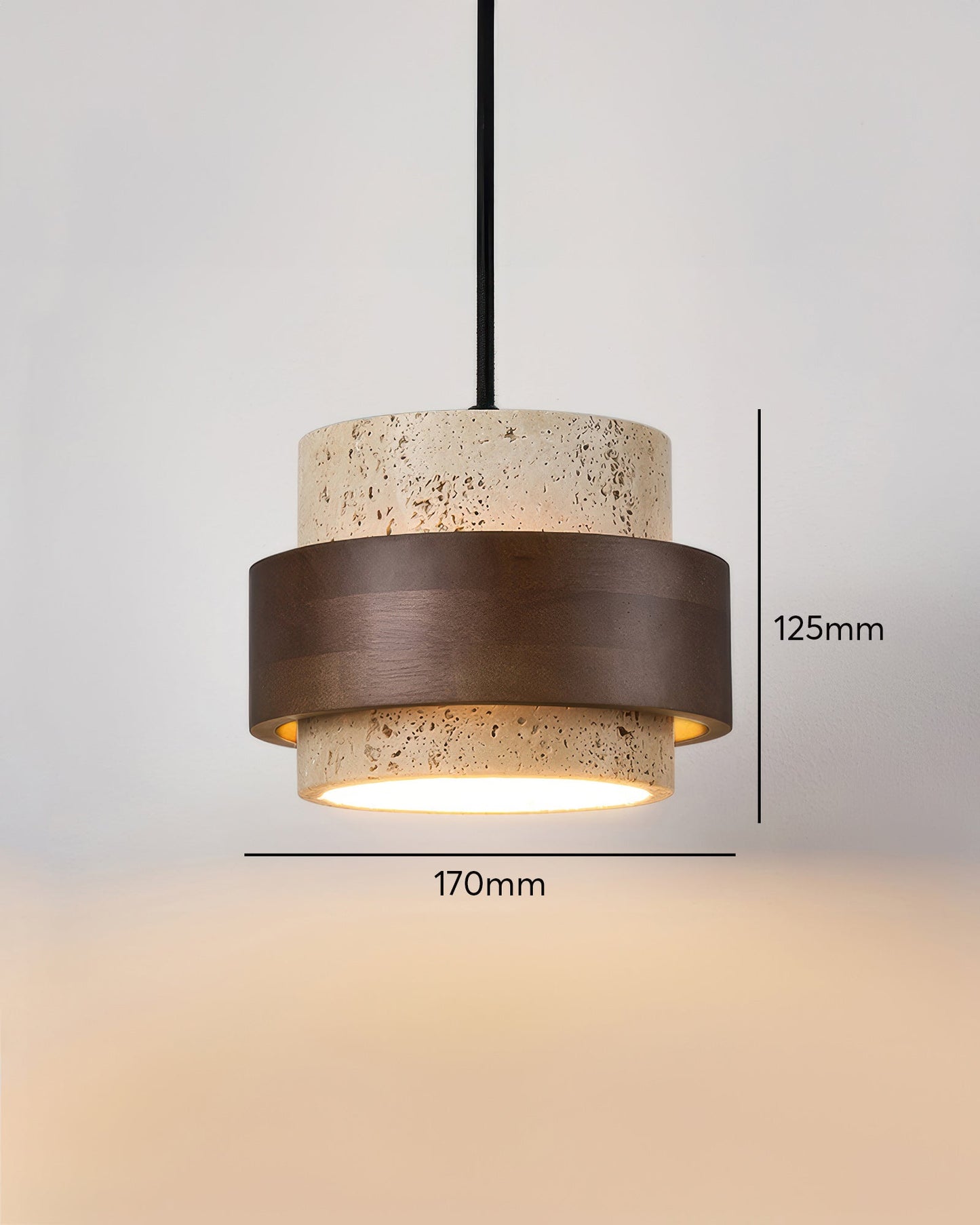 StoneCraft | Vintage-inspirierten Wabi-Sabi Steinanhänger