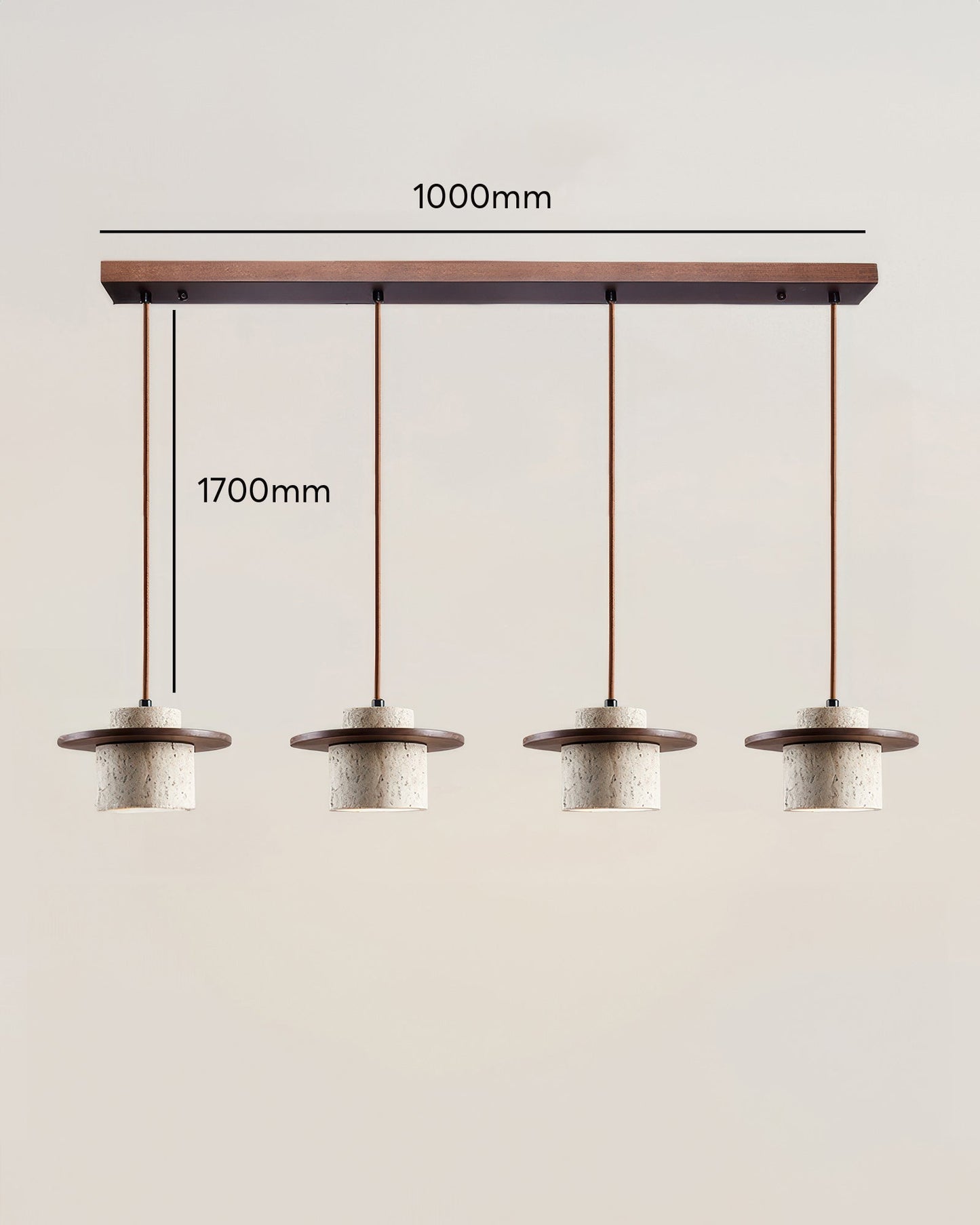 LumaStone | Die minimalistische Pendelleuchte aus Naturstein und Holz