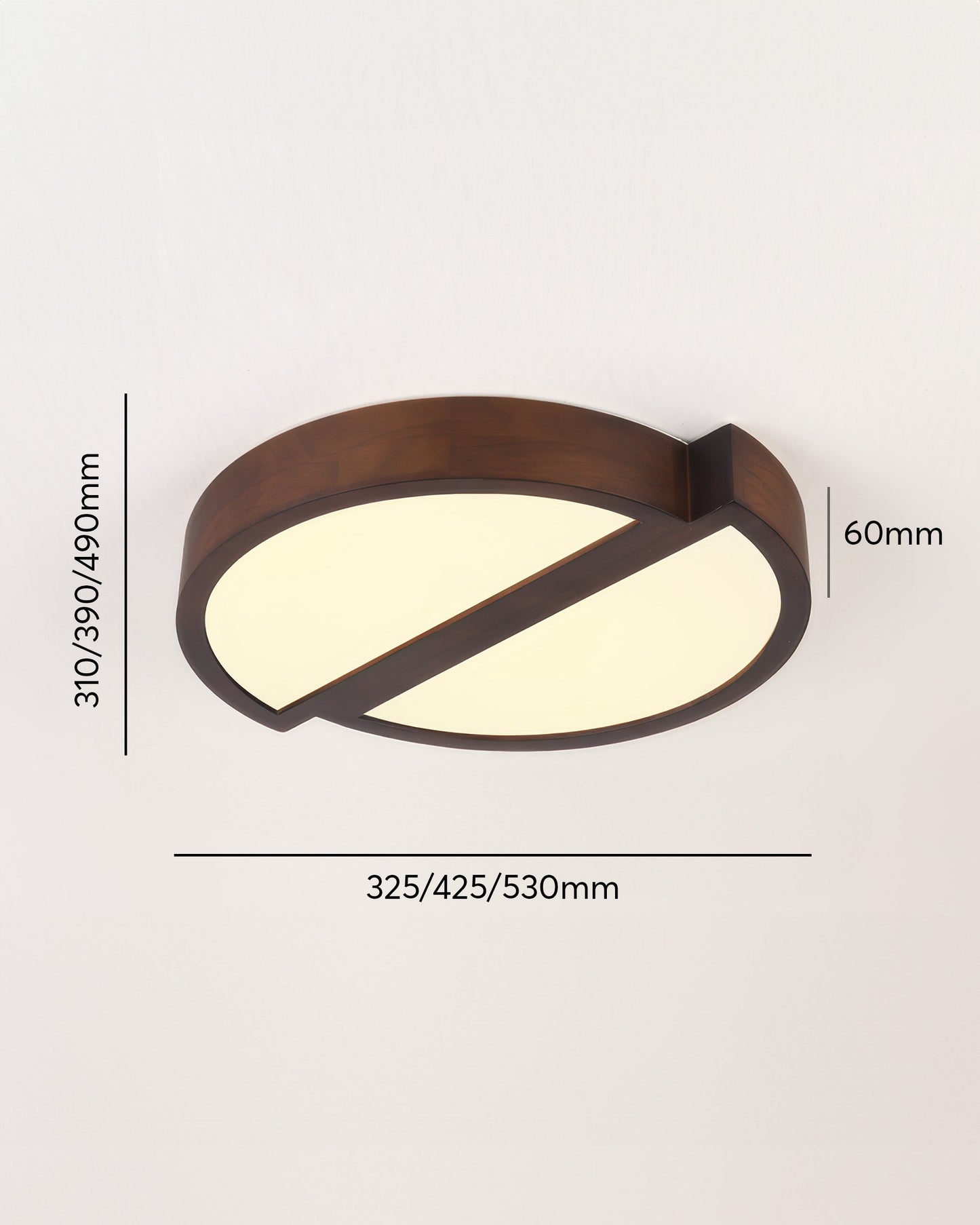 WalnutAura | LED-Deckenleuchte