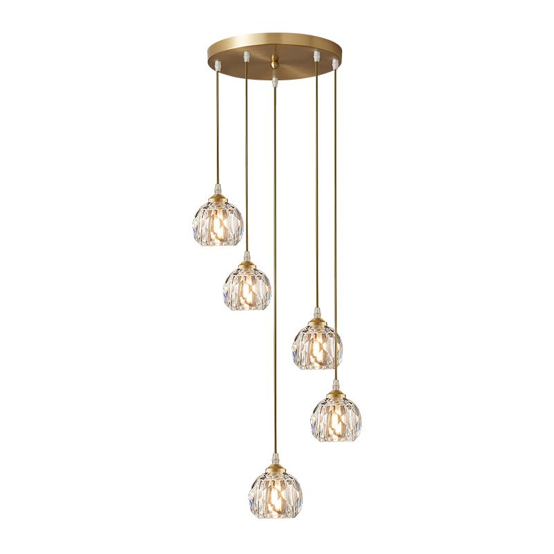 SpiraLume | Kuppel-Cluster-Pendelleuchte