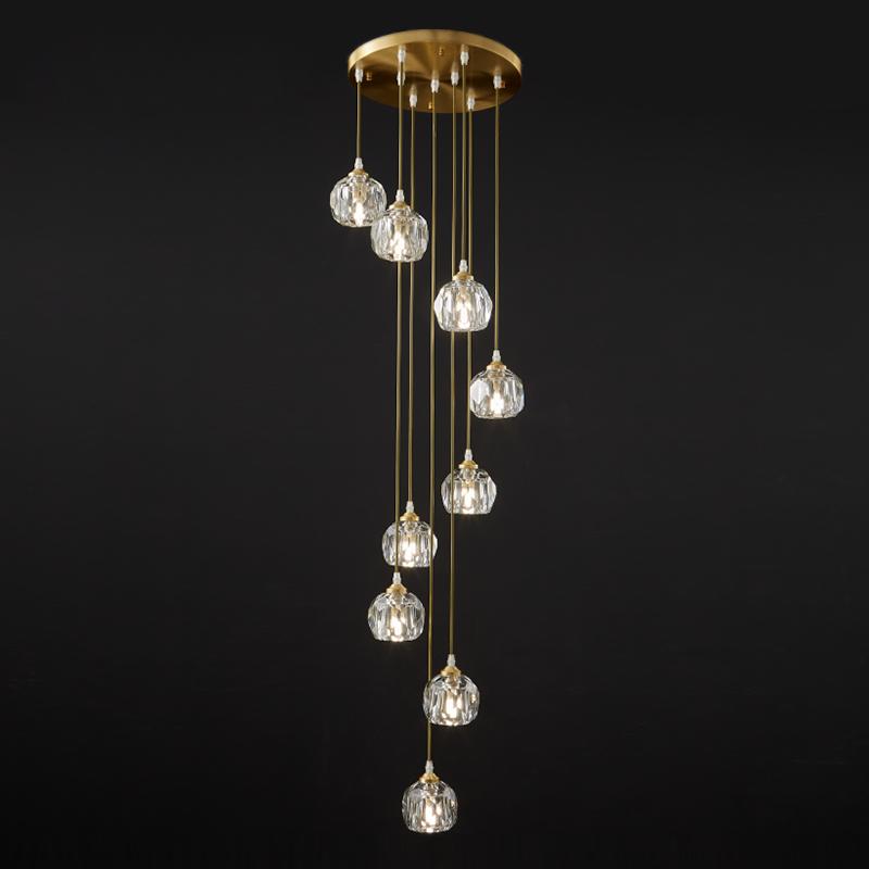 SpiraLume | Kuppel-Cluster-Pendelleuchte