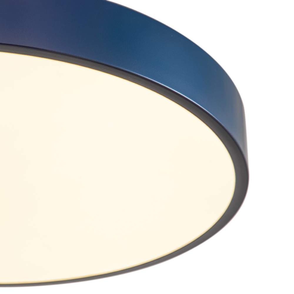 AquaDrum | LED-Deckenleuchte – Nordisches Semi-Flush Drum-Design