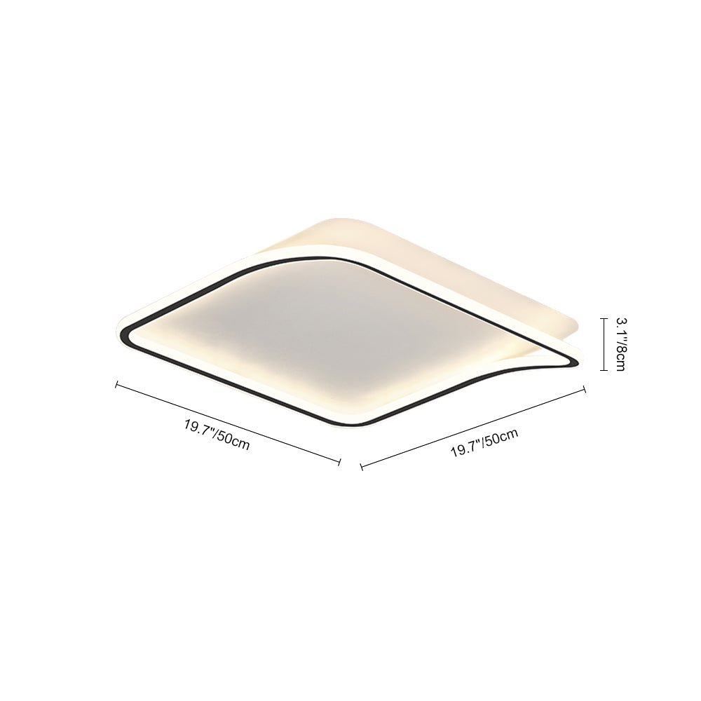 SquareLuxe | LED-Deckenleuchte – Quadratisches Design
