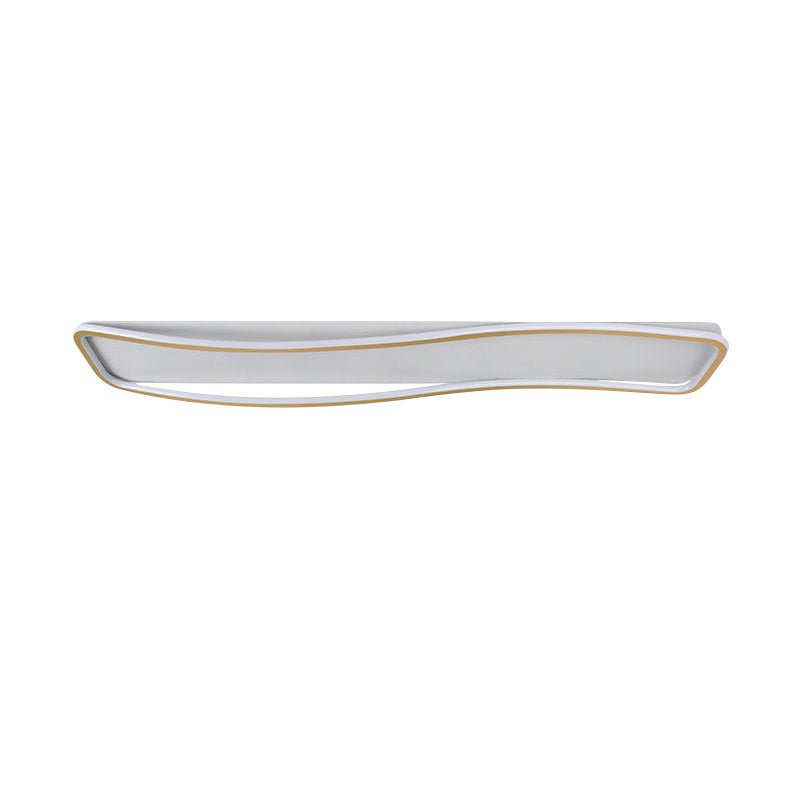 WaveRect | LED-Deckenleuchte – Rechteckige Wellenform, Warmweiß 3000K, modernes Design, UL/CE