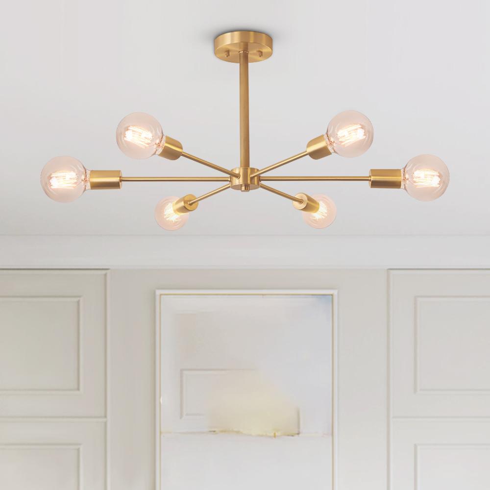 StellaSputnik | Mid-Century 3-Licht Kronleuchter