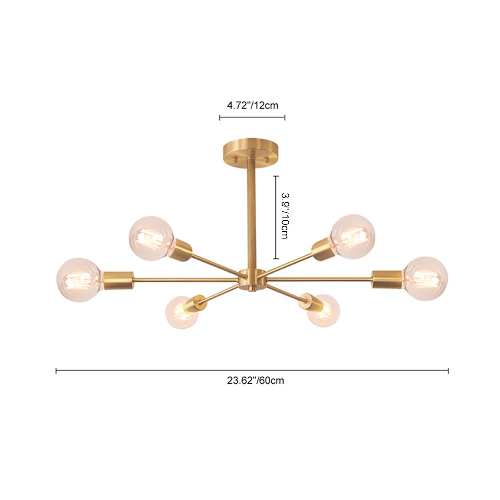 StellaSputnik | Mid-Century 3-Licht Kronleuchter