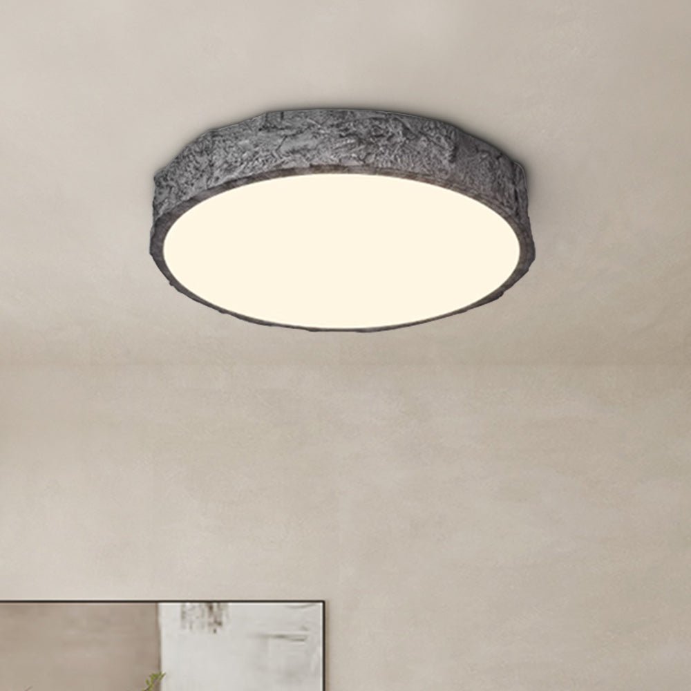 NordStein | LED-Deckenleuchte – Wabi-Sabi Fels-Design