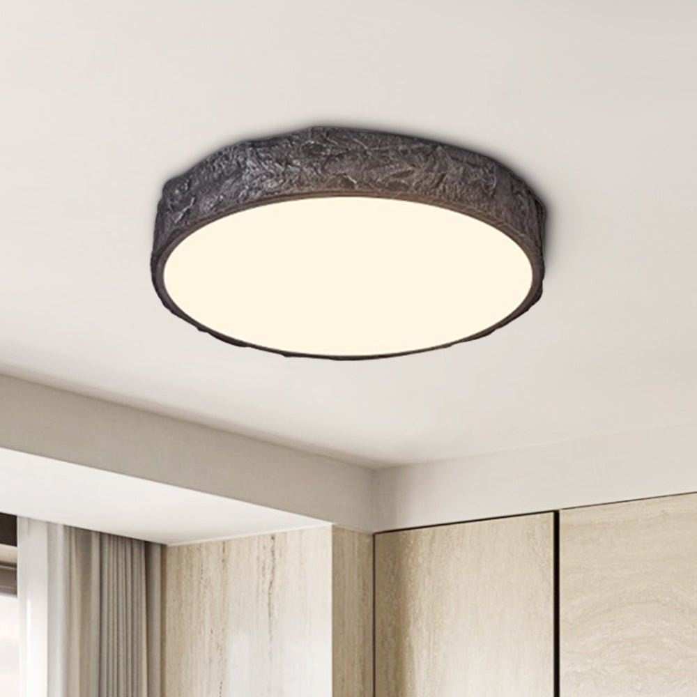 NordStein | LED-Deckenleuchte – Wabi-Sabi Fels-Design
