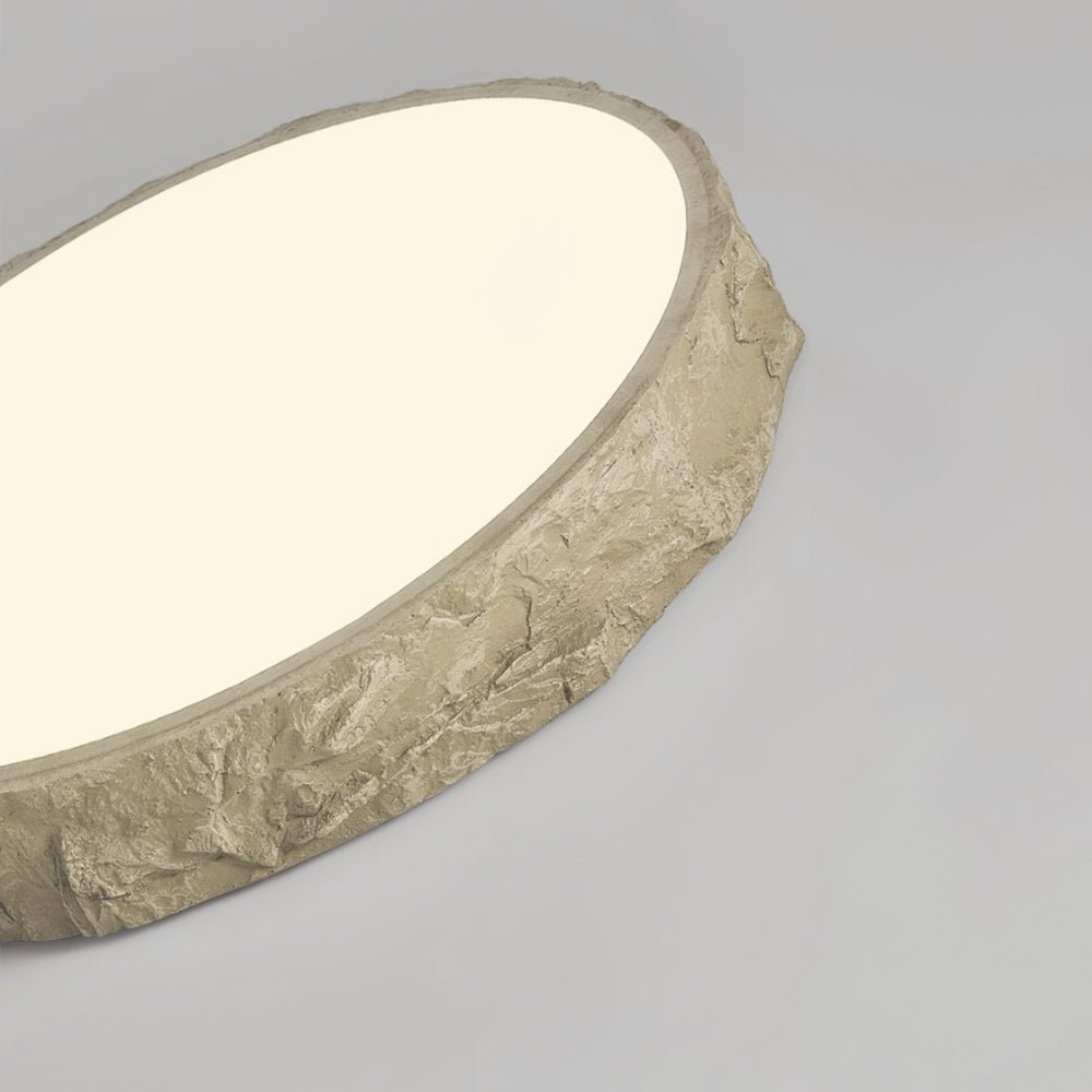 NordStein | LED-Deckenleuchte – Wabi-Sabi Fels-Design