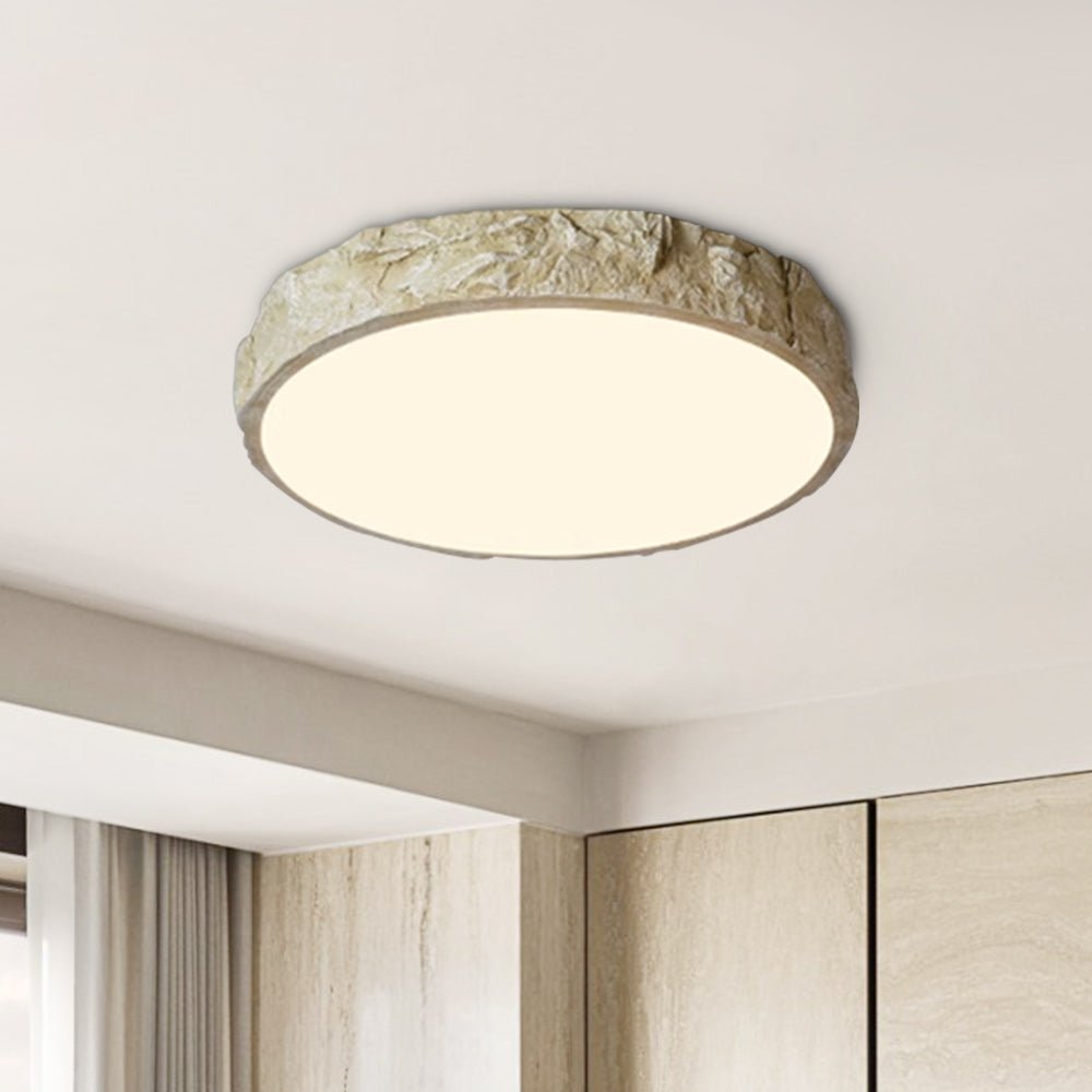 NordStein | LED-Deckenleuchte – Wabi-Sabi Fels-Design
