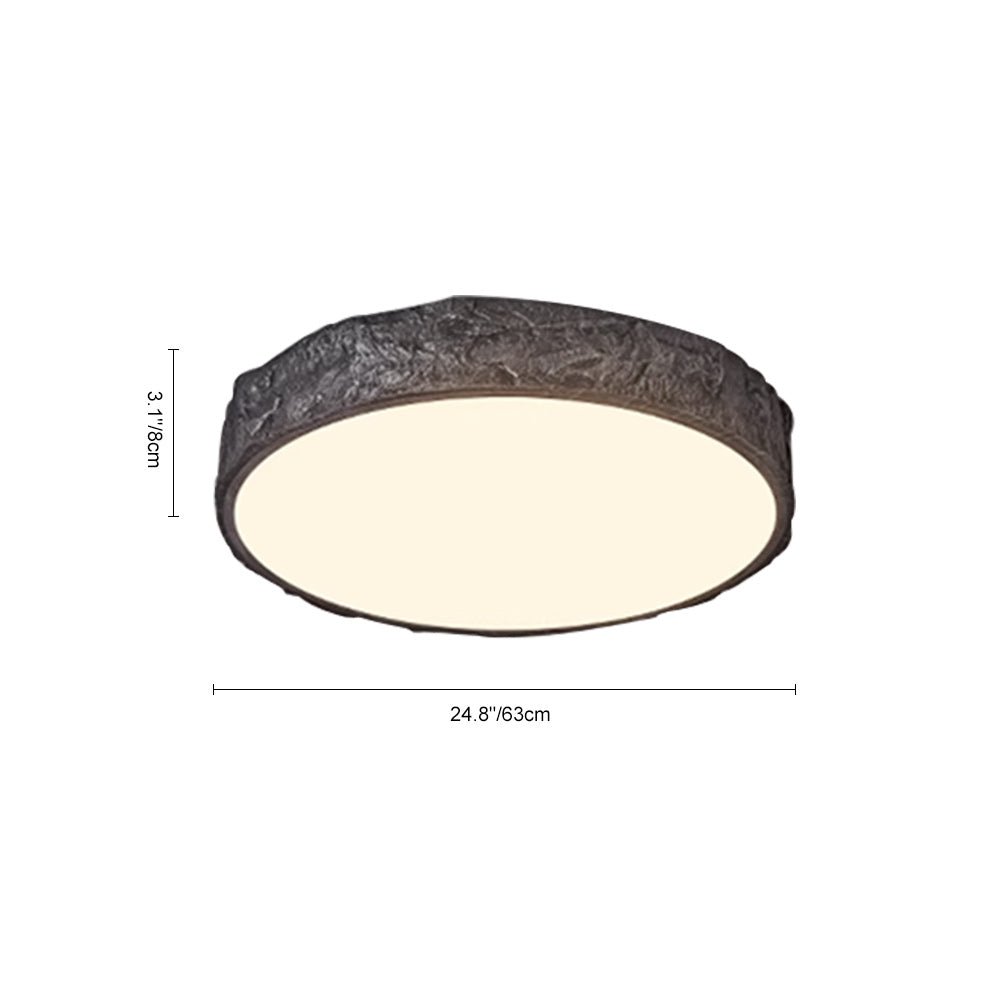 NordStein | LED-Deckenleuchte – Wabi-Sabi Fels-Design