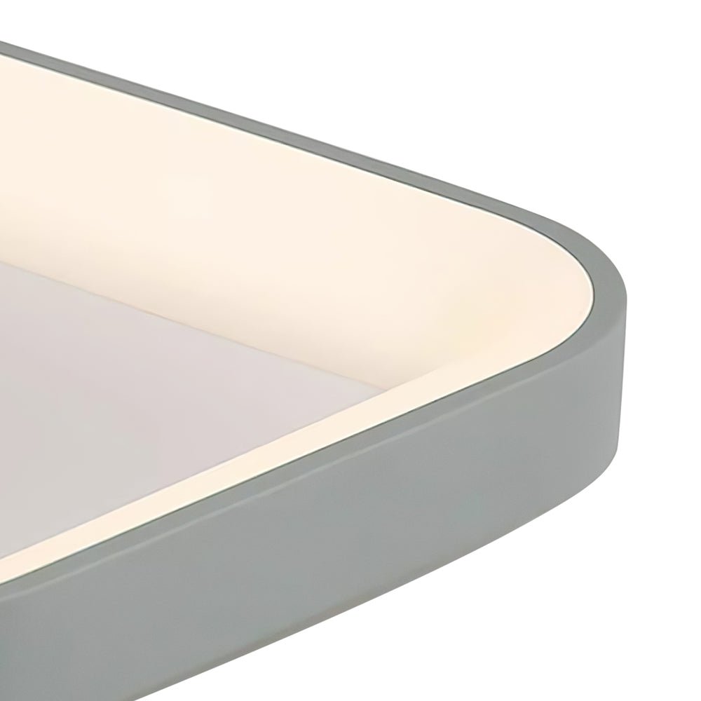 NordicSquare | LED-Deckenleuchte – Flache quadratische Lampe mit Acrylschirm