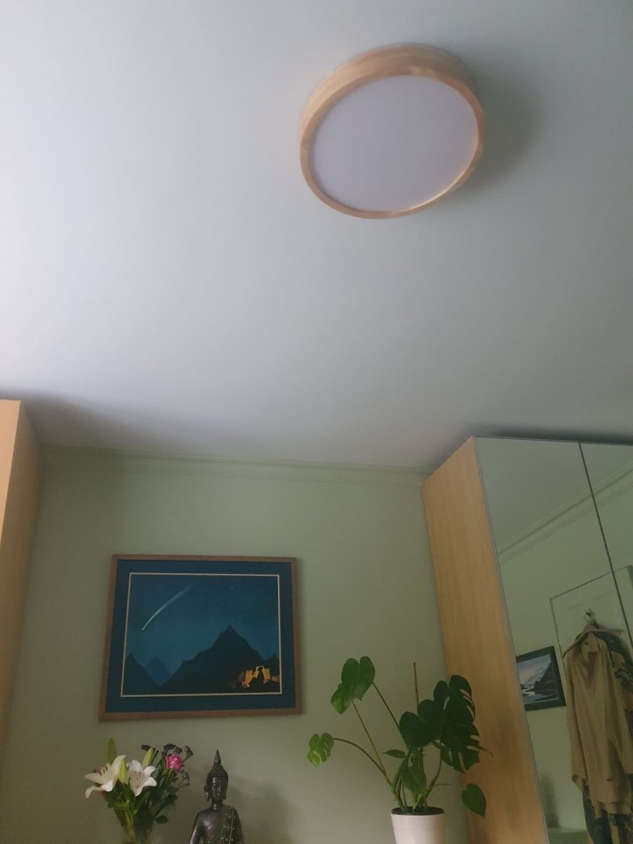 ScandiWood | Dimmbares Skandinavische LED - Flush-Mount
