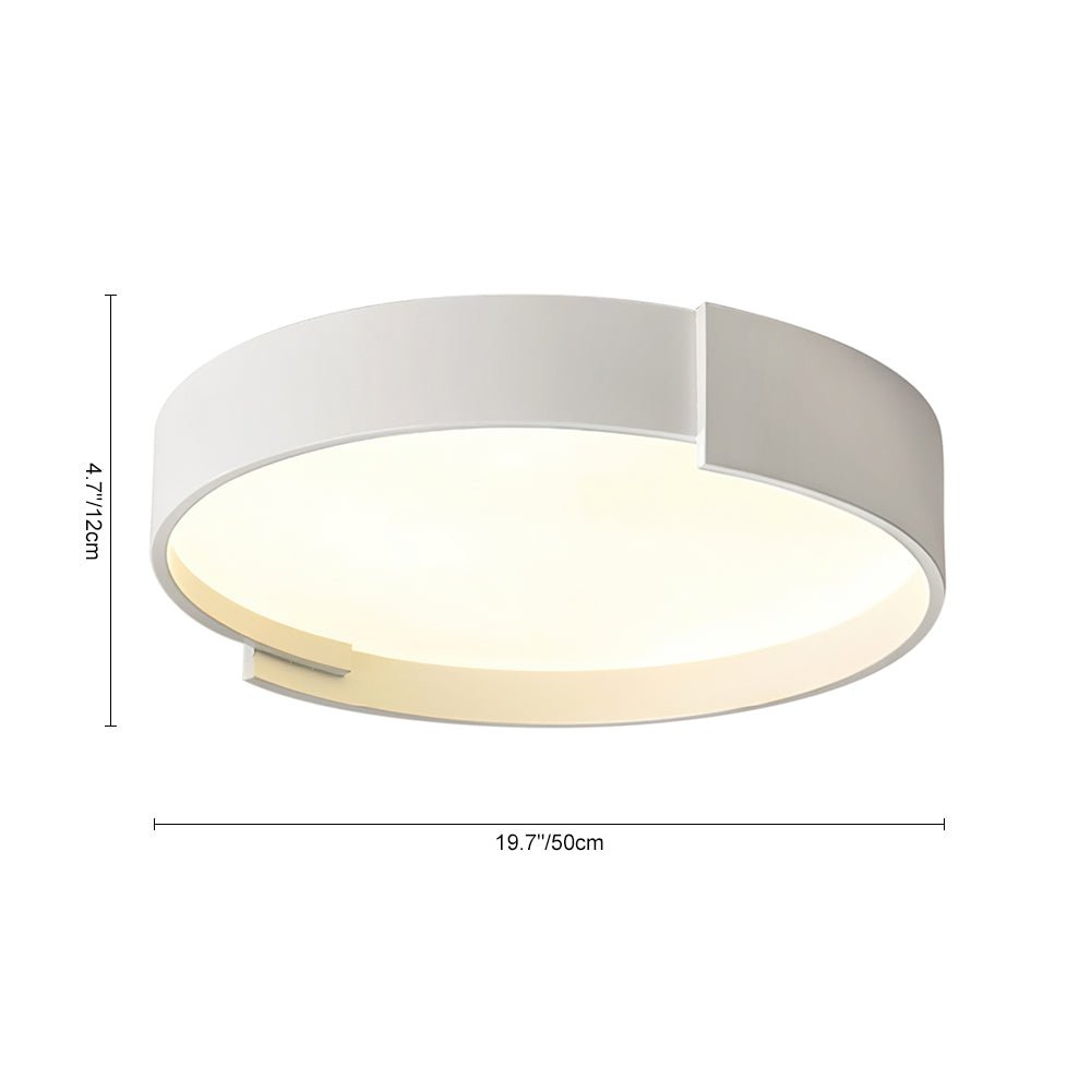 SlimPanel | LED-Deckenleuchte – Dünnes rundes Einbau-Panel