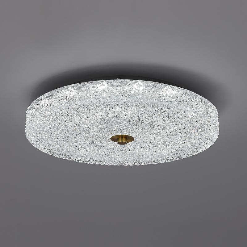 StarryGlaze | LED-Deckenleuchte – Funkelndes Glasdesign, rund, UL/CE