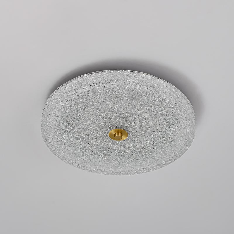 StarryGlaze | LED-Deckenleuchte – Funkelndes Glasdesign, rund, UL/CE