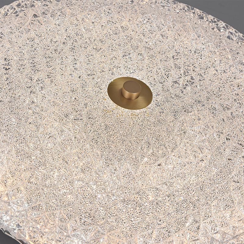 StarryGlaze | LED-Deckenleuchte – Funkelndes Glasdesign, rund, UL/CE