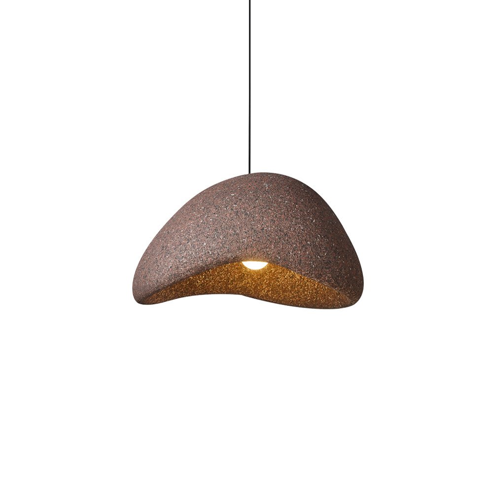 WabiFleck | Handgefertigte Pendelleuchte im japanischen Wabi-Sabi-Stil – Dimmbar